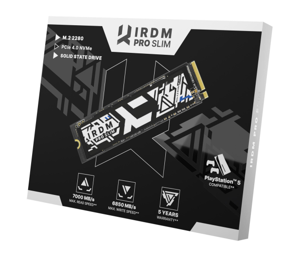 GOODRAM IRDM PRO SLIM 4TB PCIe 4.0 M.2 NVMe IRP-SSDPR-P44S-4K0-80 - 1154603 - zdjęcie 4
